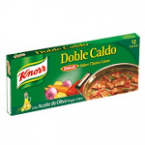 KNORR doble caldo de carne estuche 12 pastillas